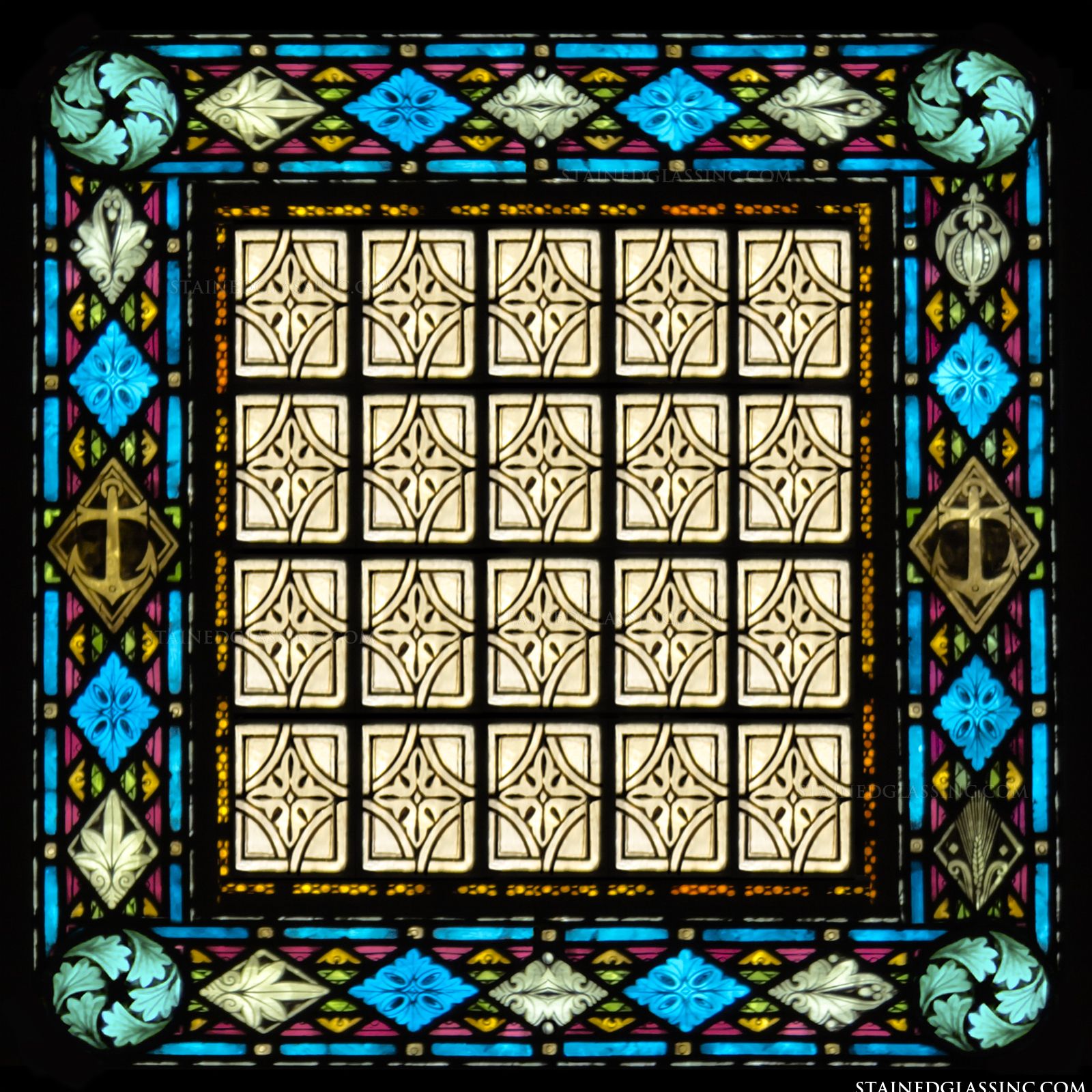 stained glass design