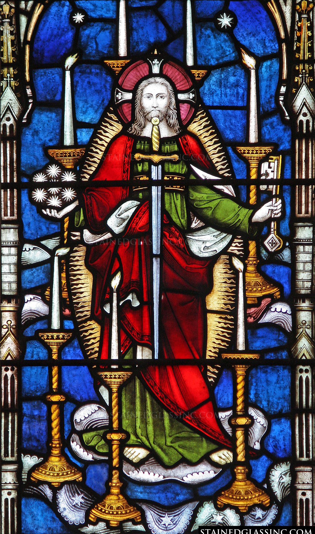 jesus-in-revelation-religious-stained-glass-window