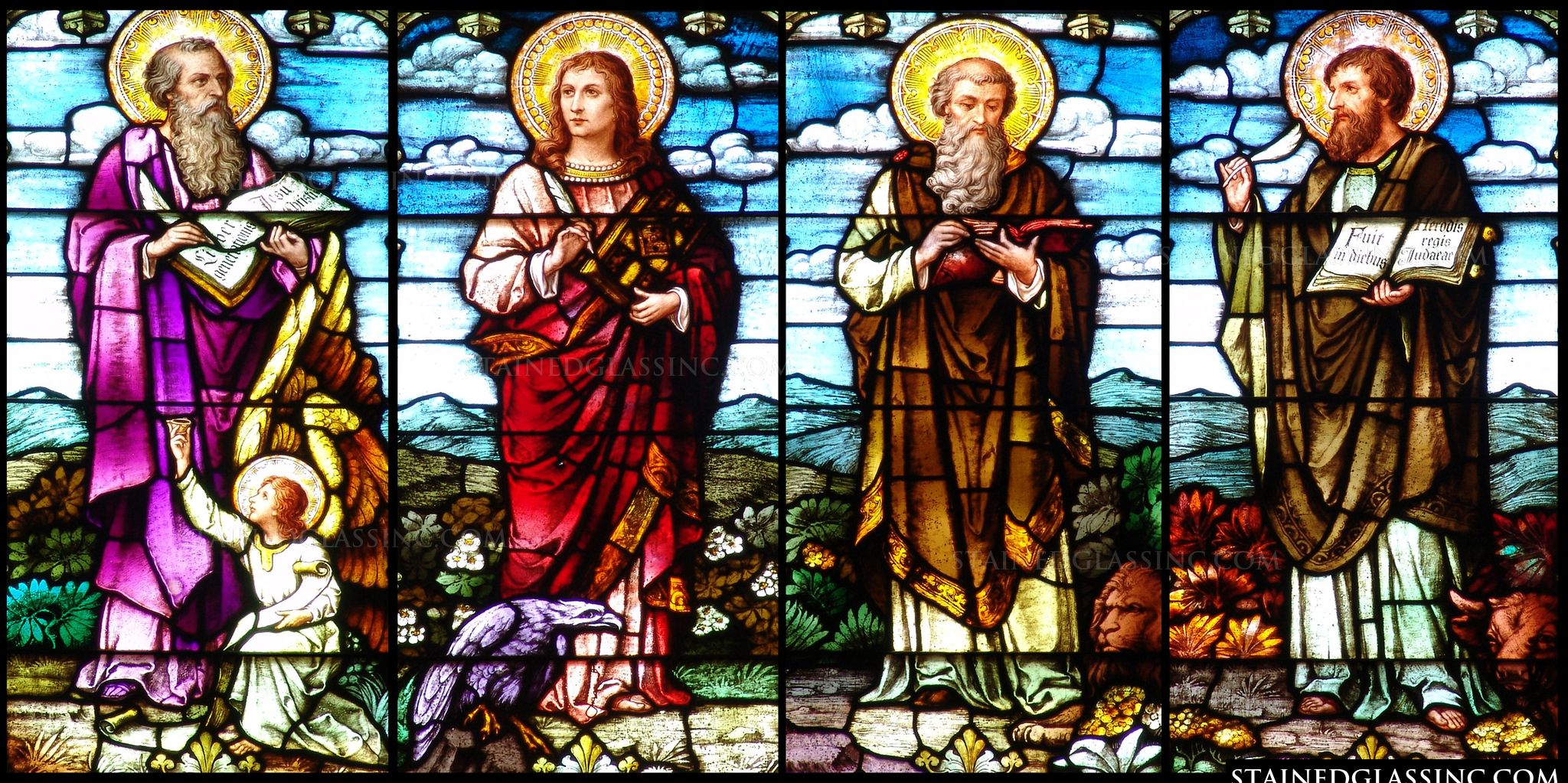 gospels-religious-stained-glass-window