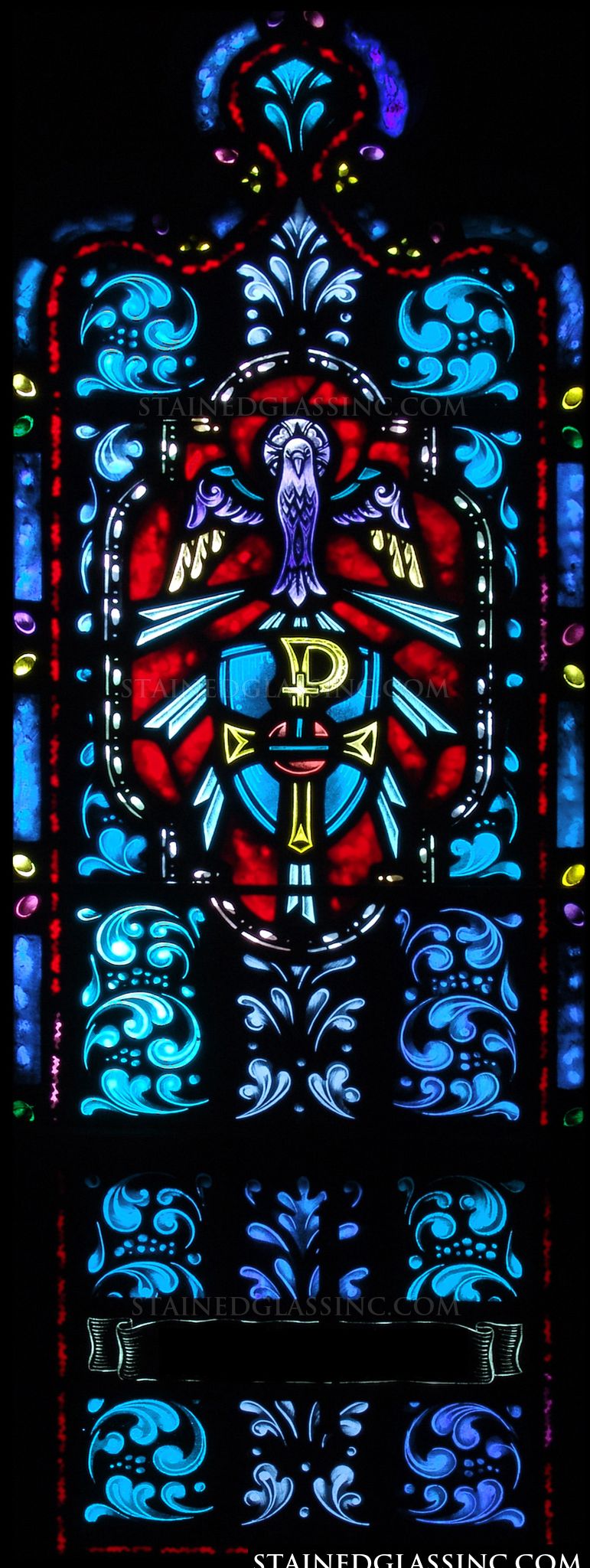  Religious Symbols Religious Stained Glass Window