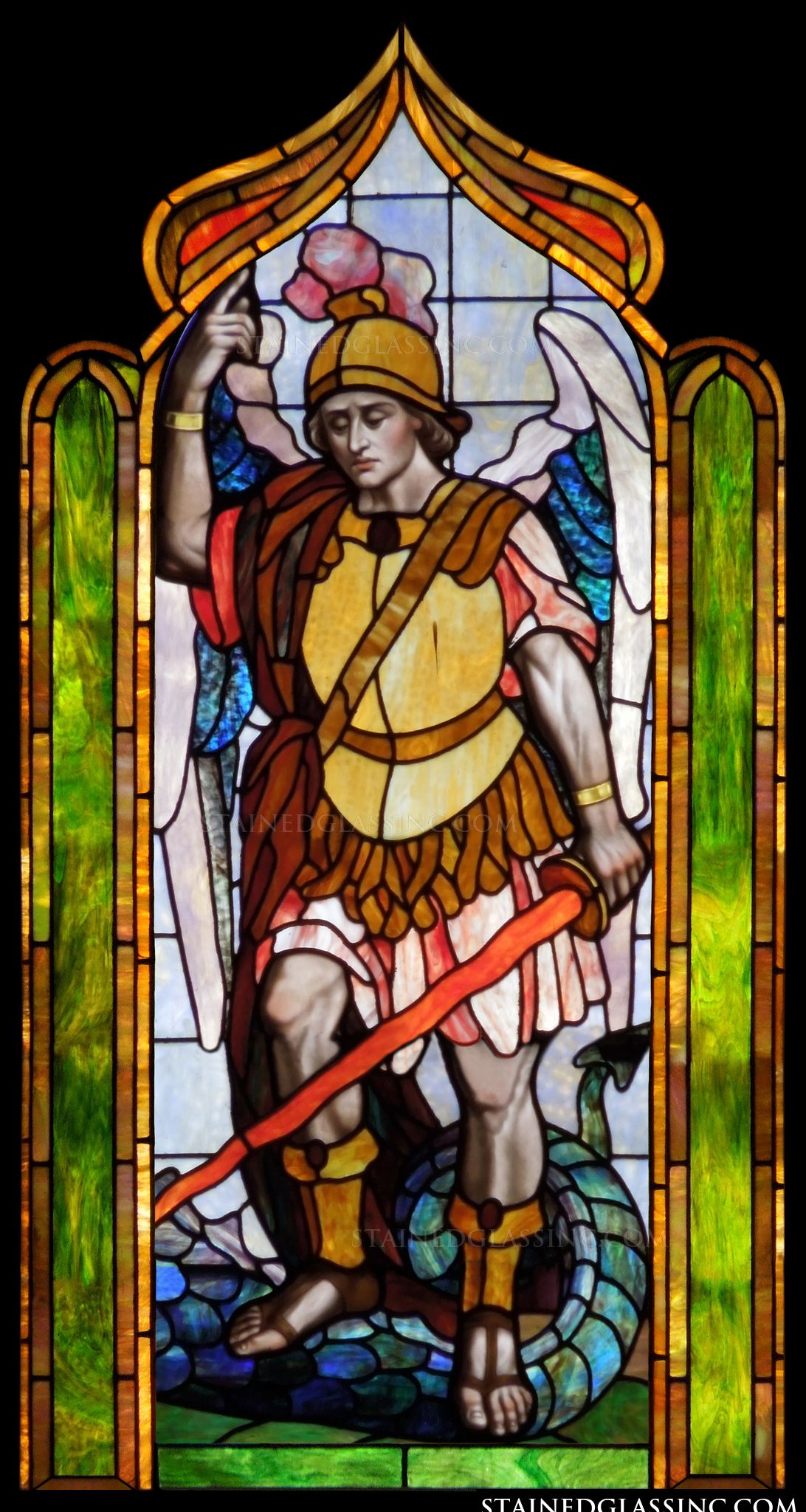 Archangel Michael Stained Glass