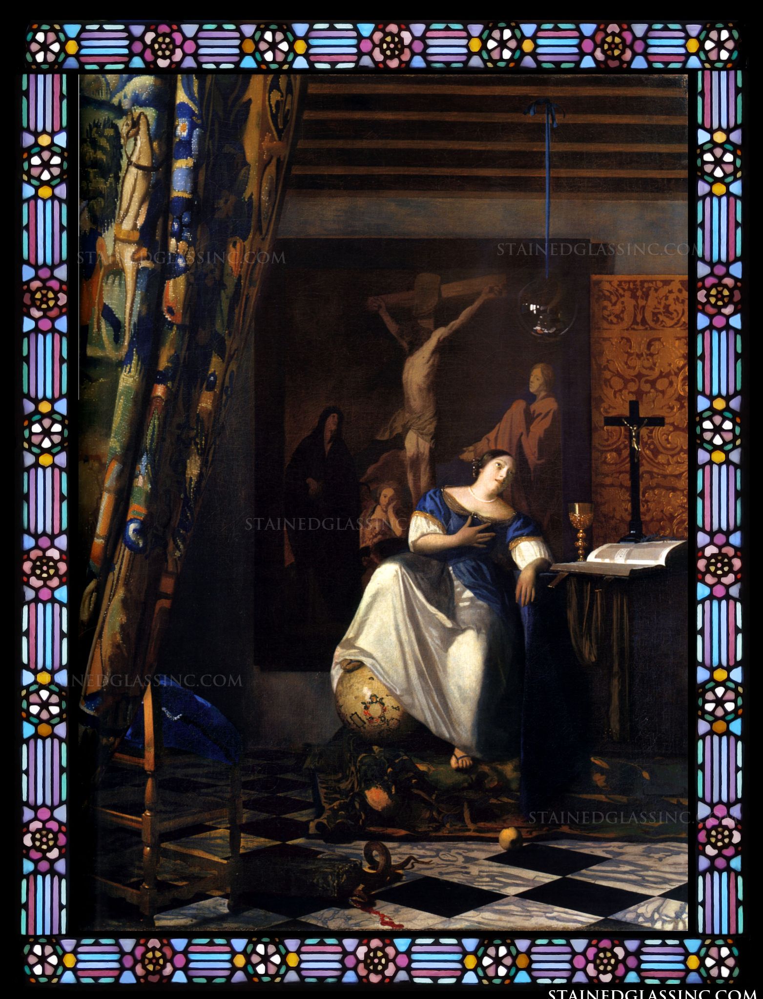 Allegory of the Faith by Johannes Vermeer