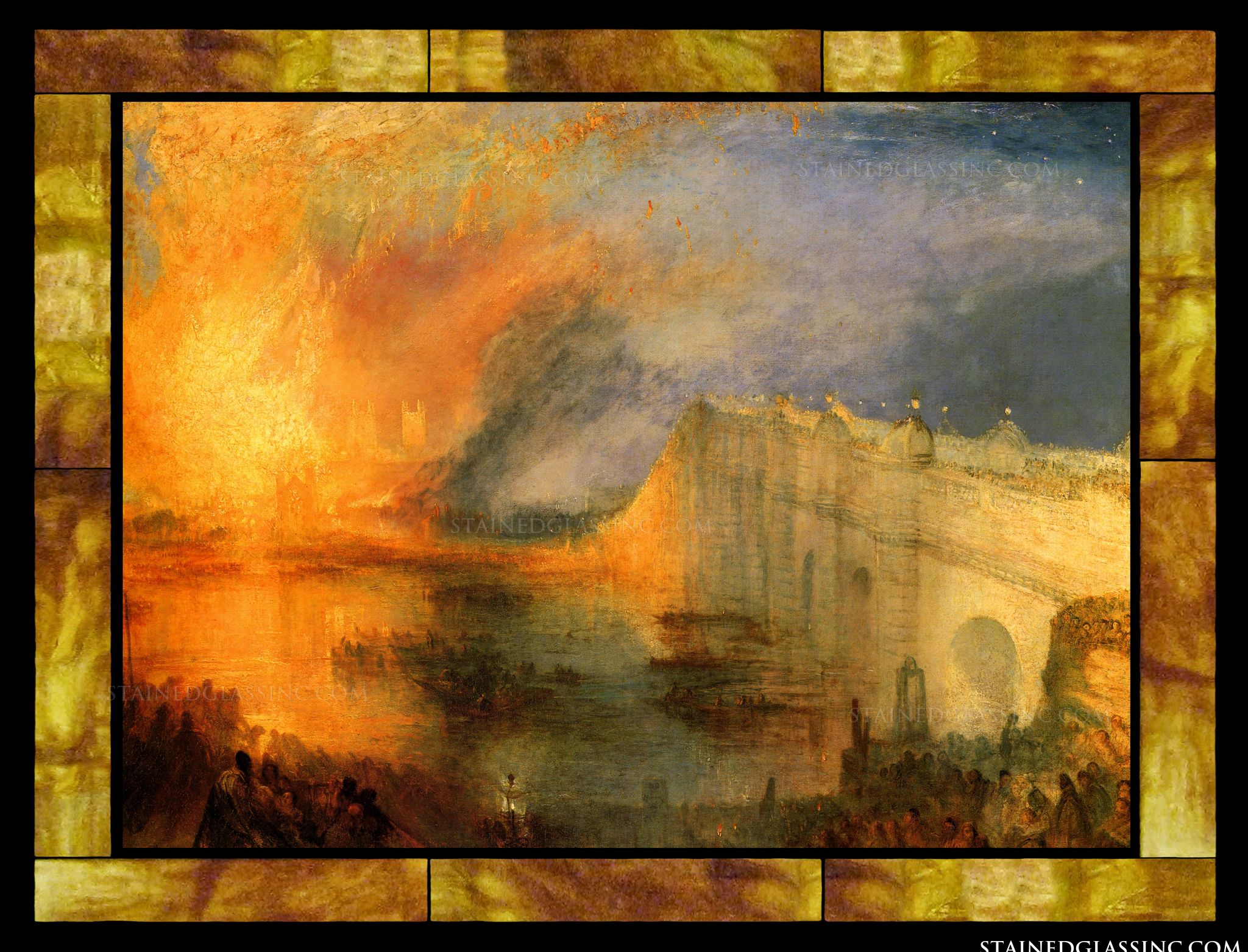 jmw turner the burning of the houses of parliament
