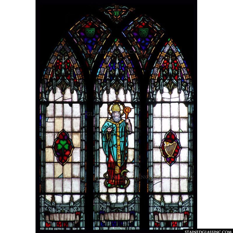 Three Panel St. Patrick