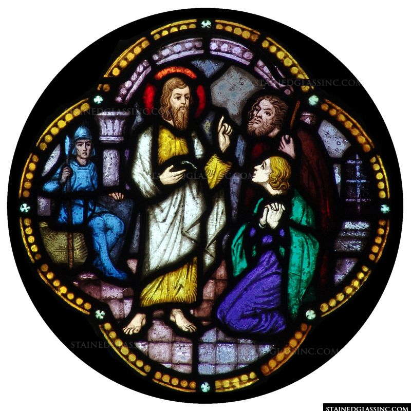 Jesus Rose Window