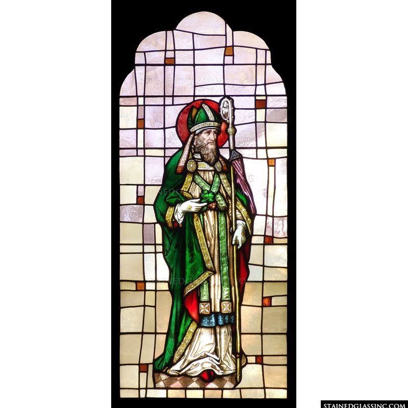 St. Patrick with Shamrocks