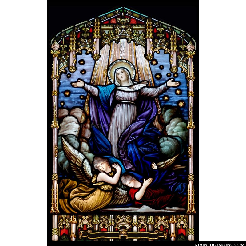 Stained glass Assumption. 