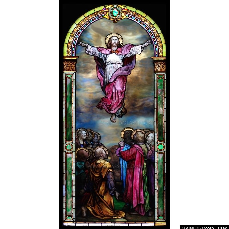 ascension stained glass