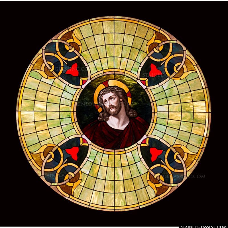 Head of Christ Round Window