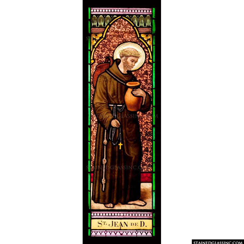  Saint Jean De Brebeuf Religious Stained Glass Window