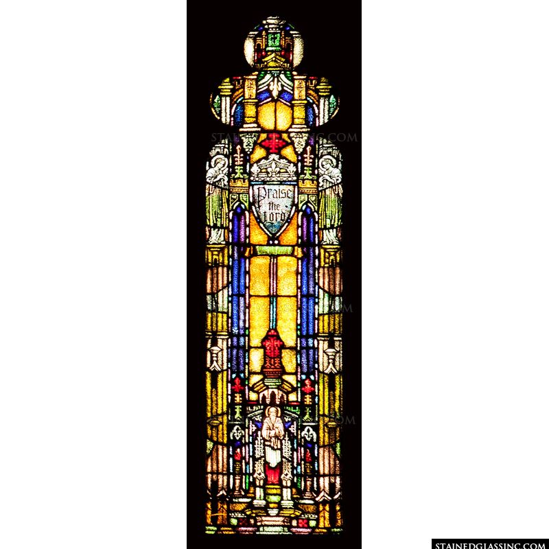 “Praise the Lord” Stained Glass Window