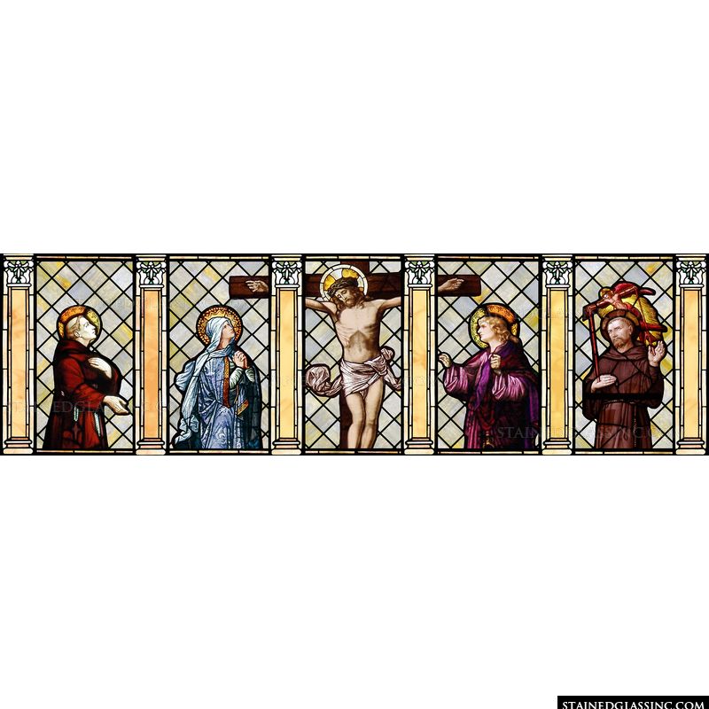 Crucified Christ and Four Saints