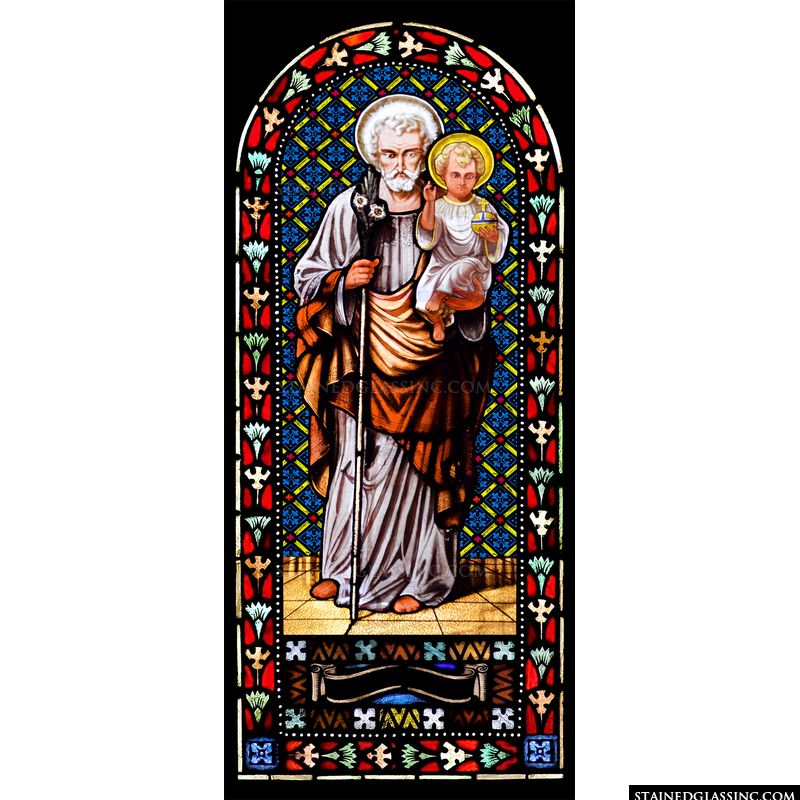 St. Joseph Holding Infant Christ