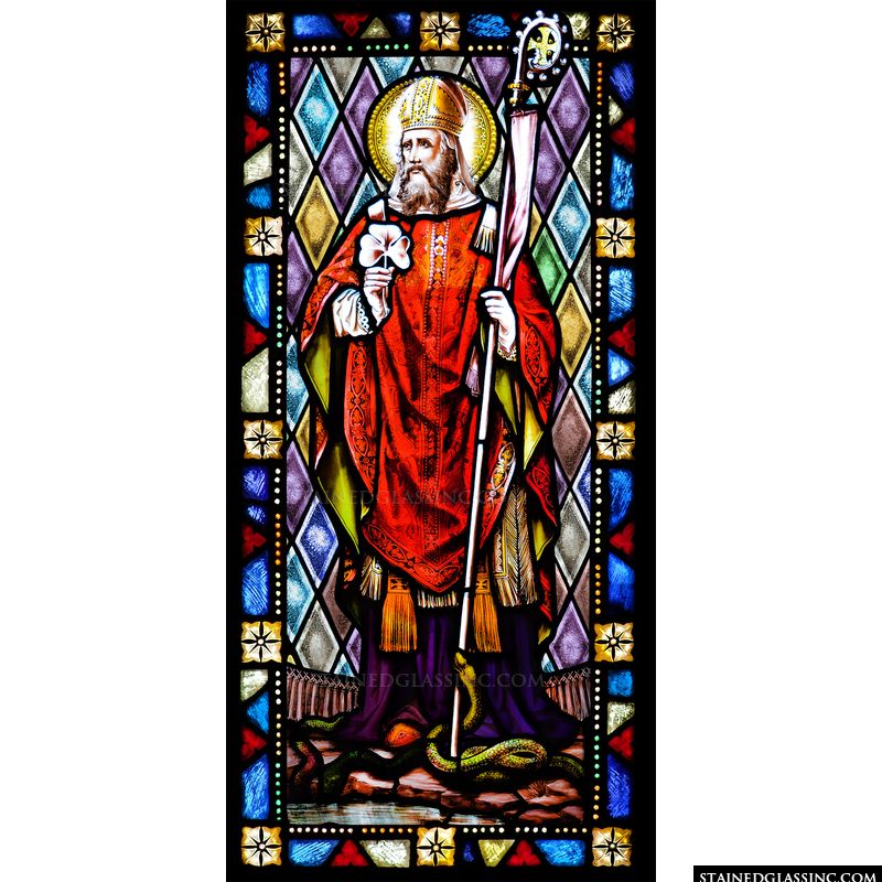 St Patrick in a Scarlet Robe