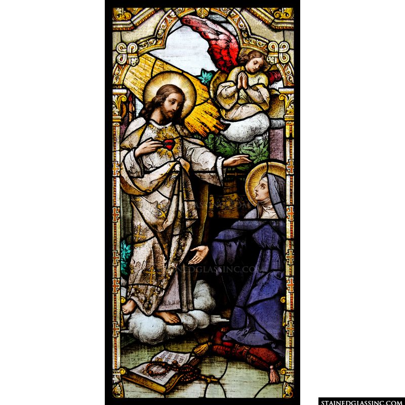 Jesus and Saint Margaret Mary Alacoque