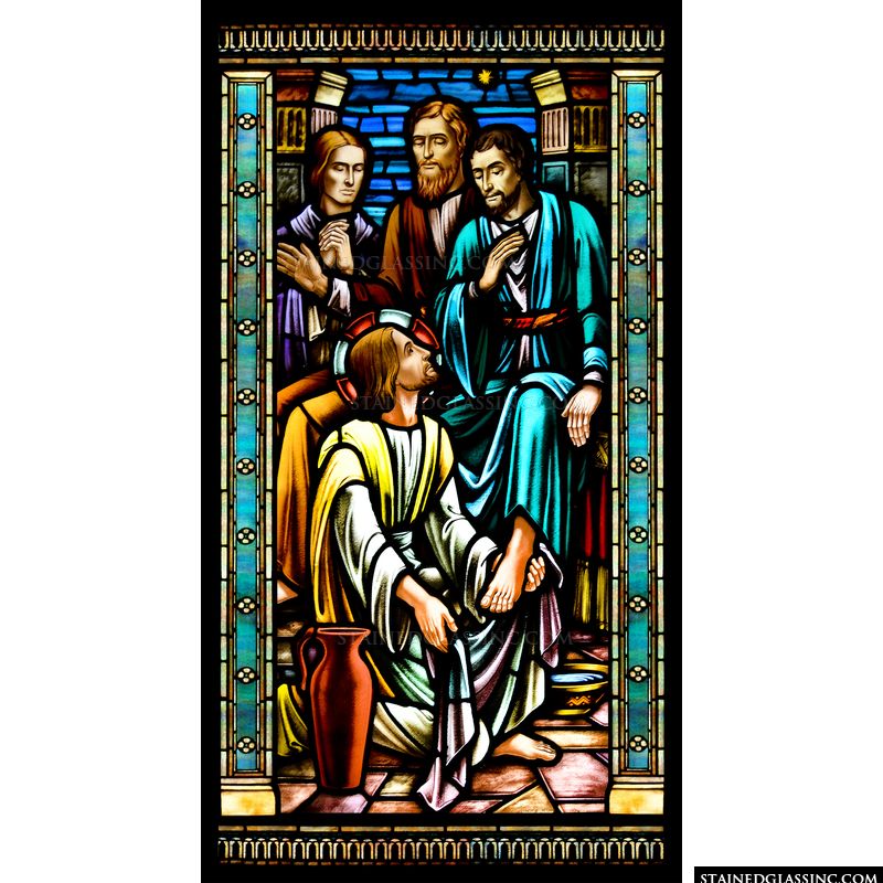 The Washing of His Disciple's Feet