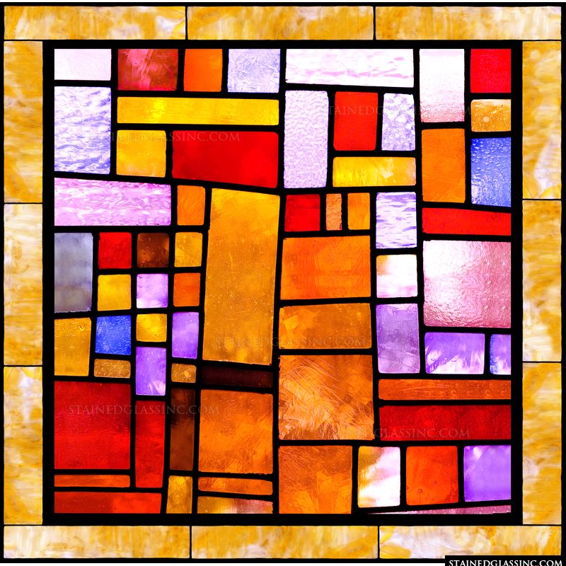 Colorful Geometric Window