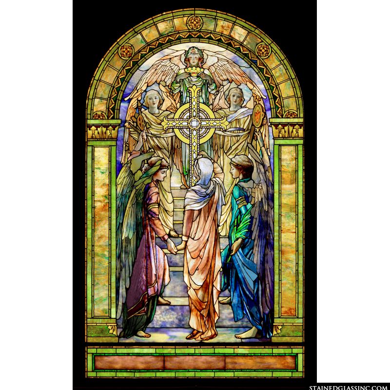 the-righteous-shall-receive-a-crown-of-glory-stained-glass-window