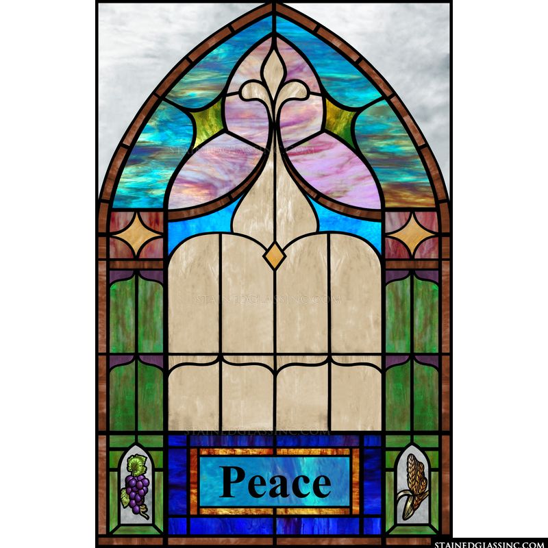 Arched Peace Window
