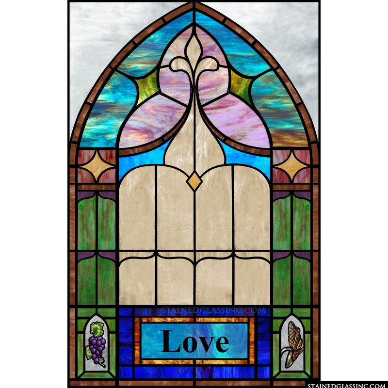 Arched Love Window