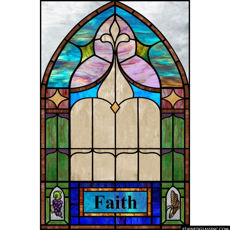 Arched Faith Window