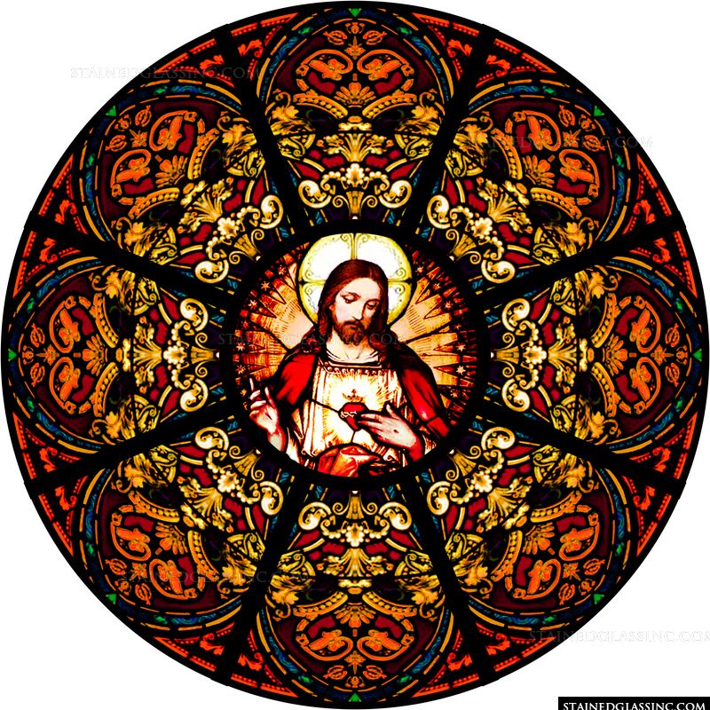 Sacred Heart of Jesus Rose Window