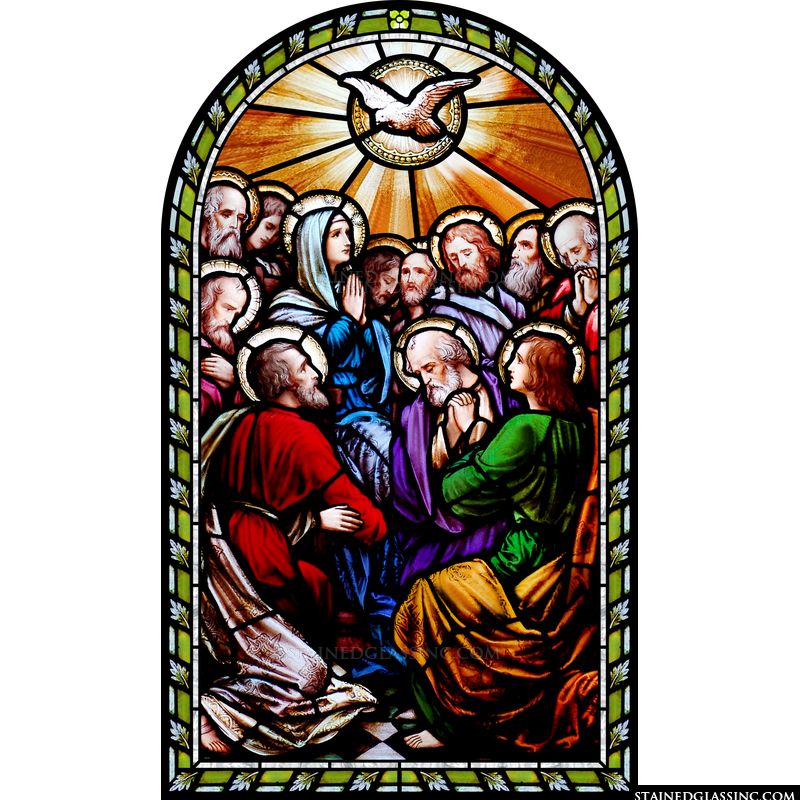 Holy Spirit and the Disciples at the Pentecost