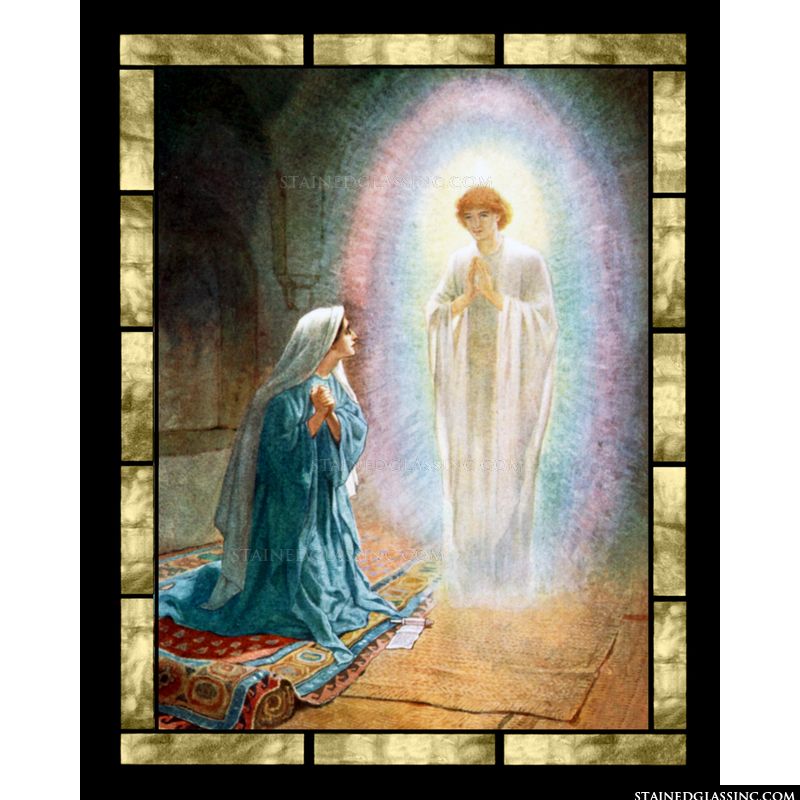 Mary sees the Angel Gabriel