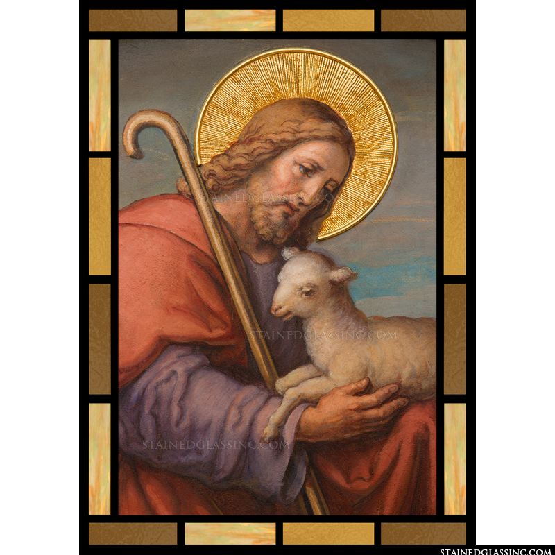 Jesus and a Lamb