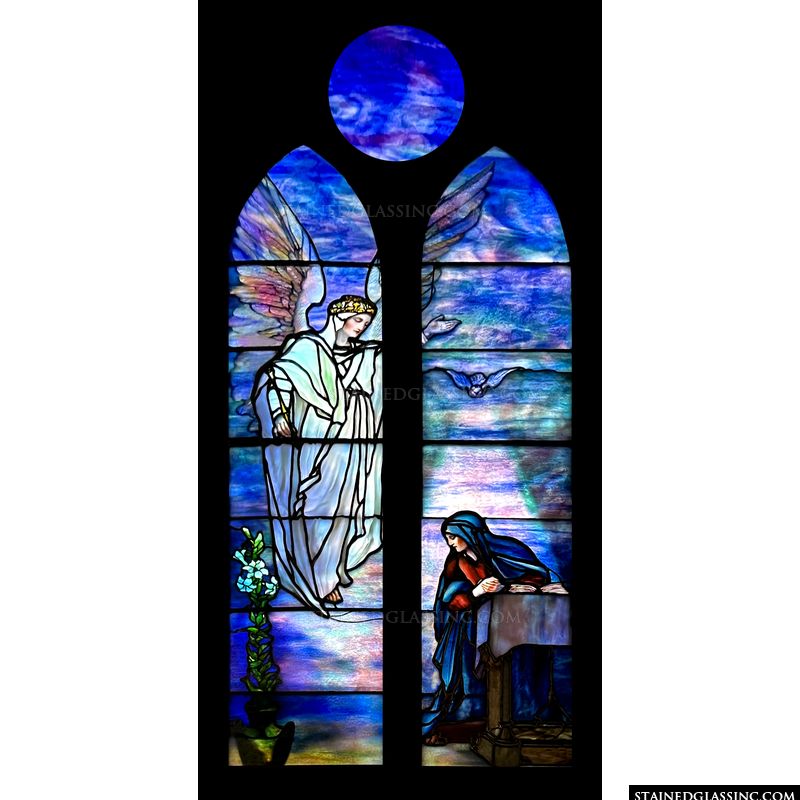 The Annunciation Window by Louis C Tiffany