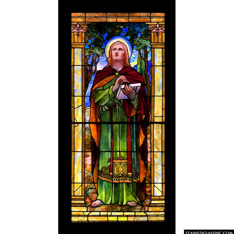 St John the Evangelist by Louis C Tiffany