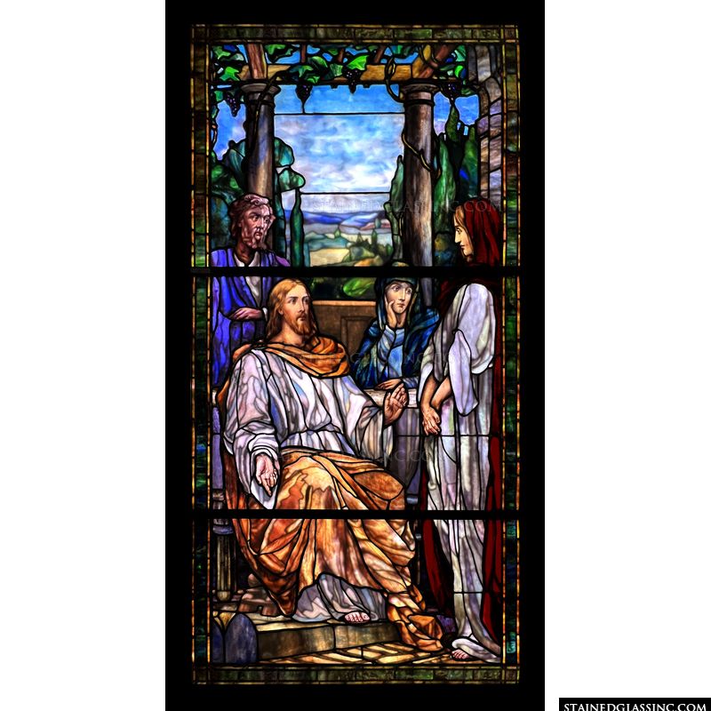 Christ visits the Home of Mary, Martha and Lazarus