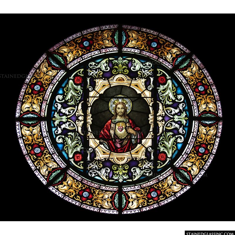 Heart of Jesus Rose Window