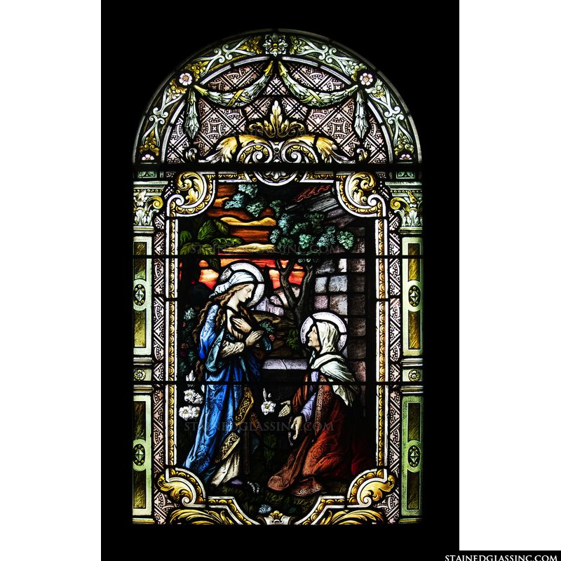 Mother Mary visits Elizabeth