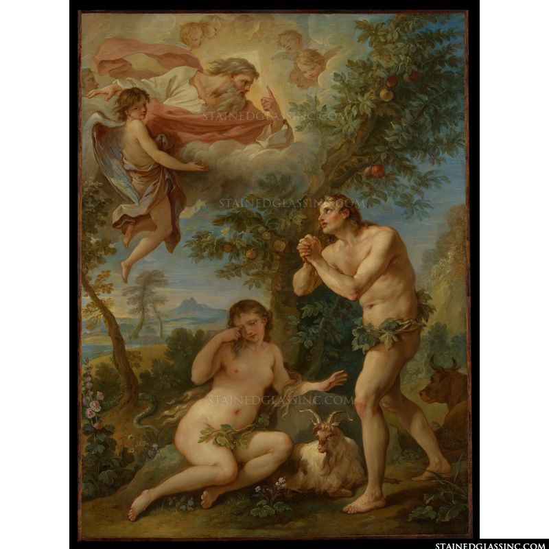 The Rebuke of Adam and Eve by Charles Joseph Natoire