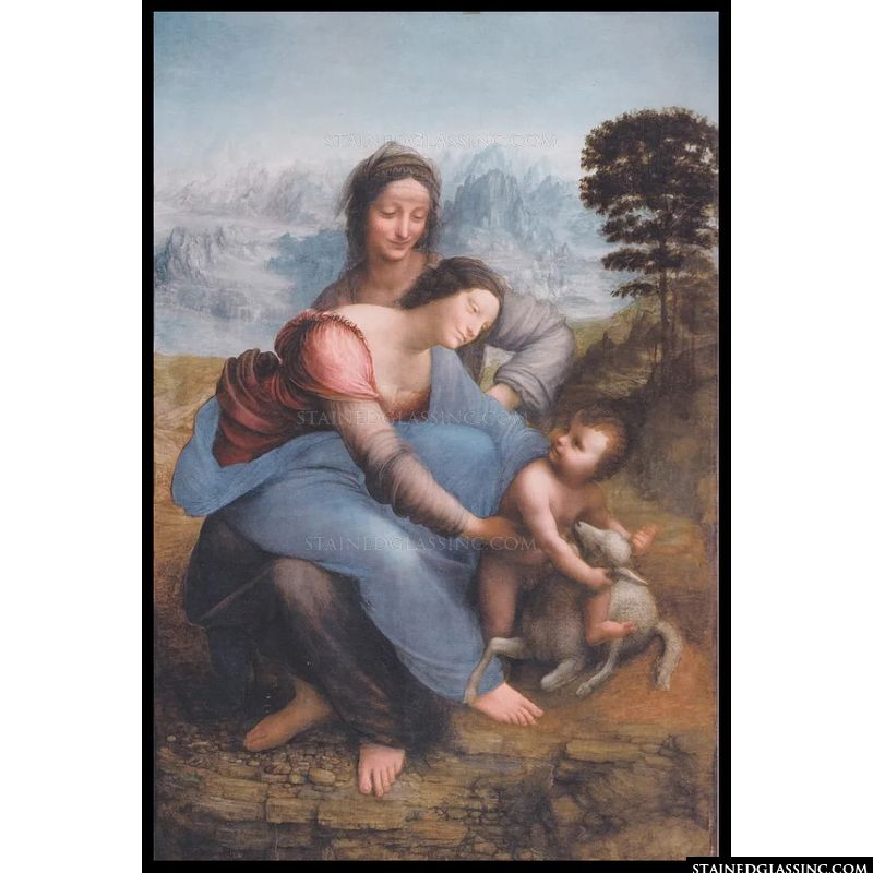 The Virgin and Child with Saint Anne by Leonardo da Vinci