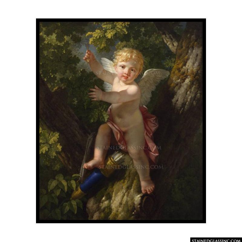 Cupid in a Tree by Jean-Jacque-François le Barbier