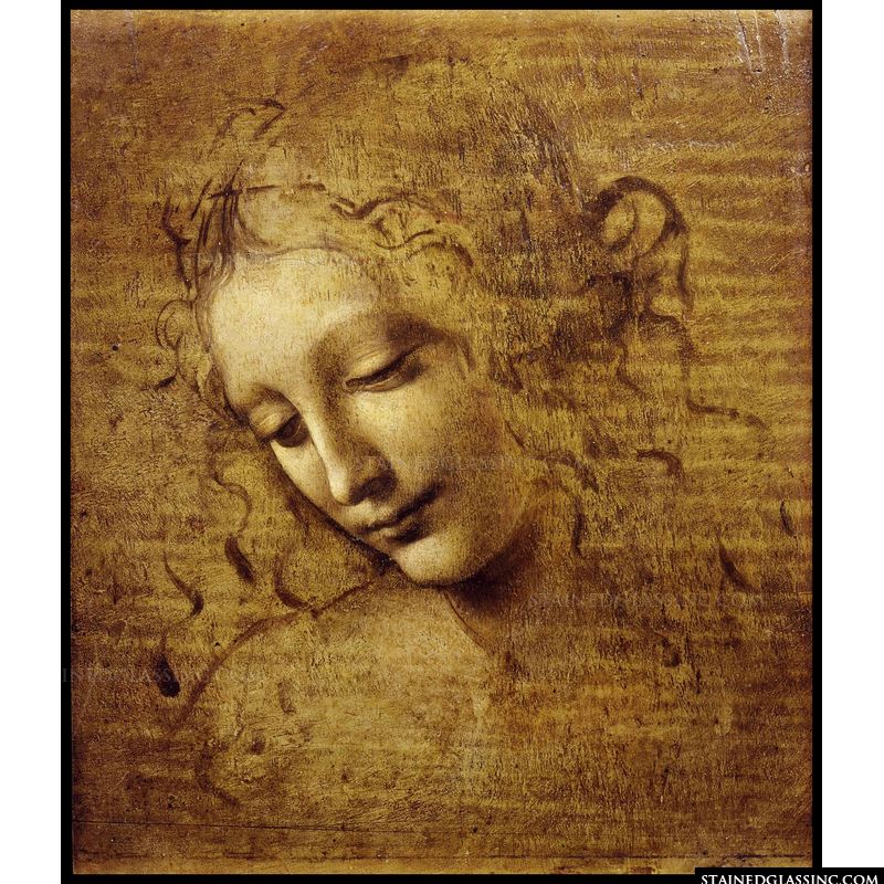 Head of a Woman - La Scapigliata by Leonardo da Vinci