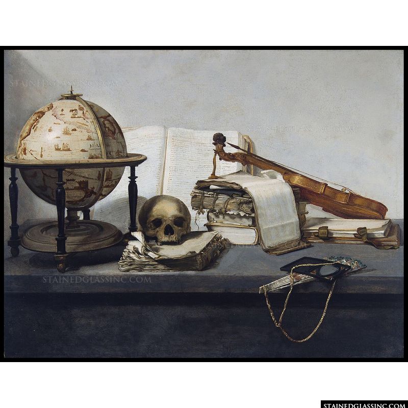 Vanitas Still Life by unknown artist c.a.1650