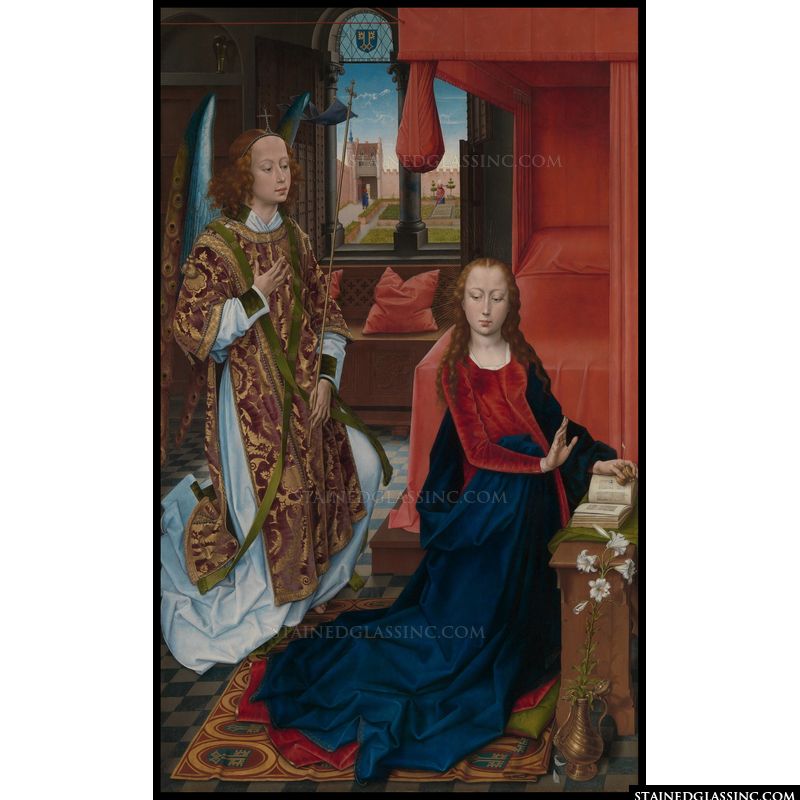 The Annunciation by Hans Memling 1465-1470