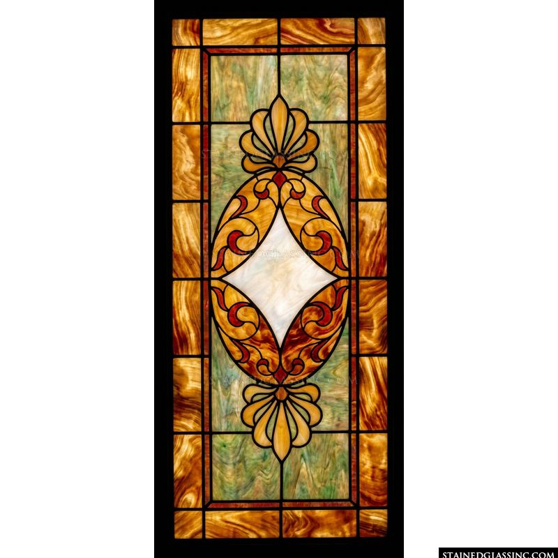 Victorian Baroque Scrollwork Medallion Panel