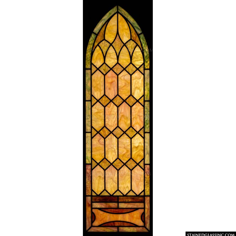 Gothic Diamond Hexagon Lattice Arch