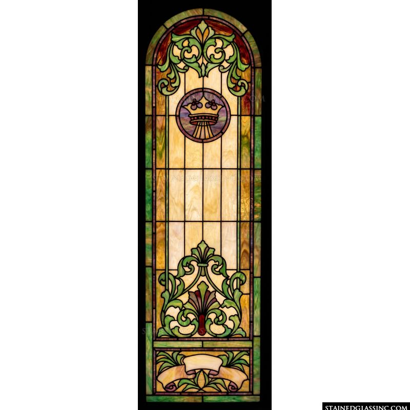 Regal Crown & Scroll Arch
