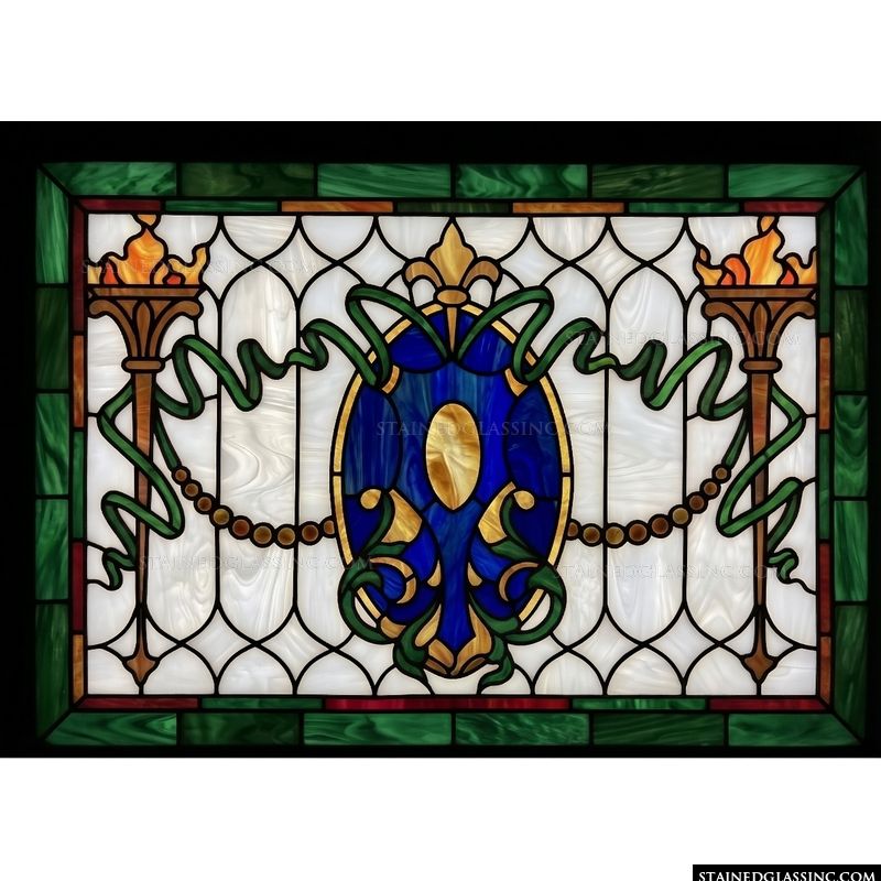 Neoclassical Torch & Crest