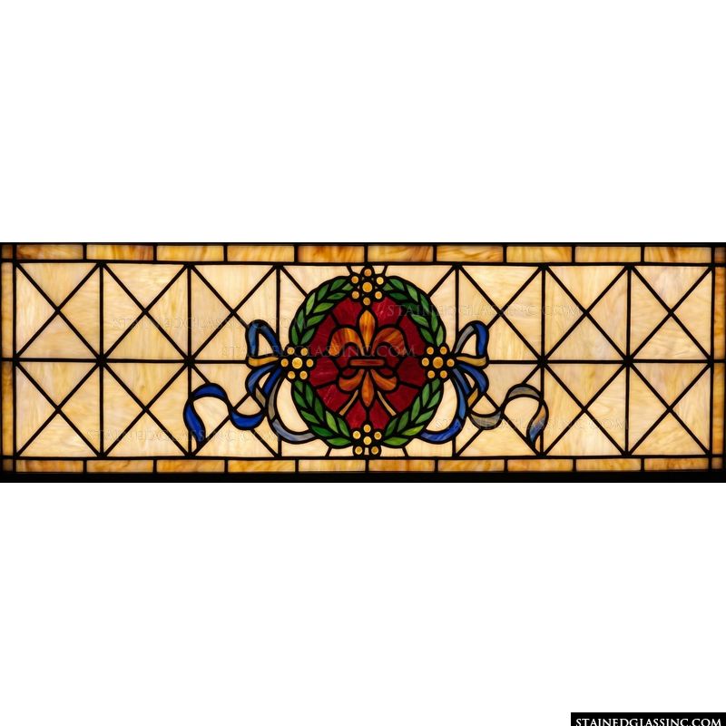 Imperial Fleur-de-Lis Transom