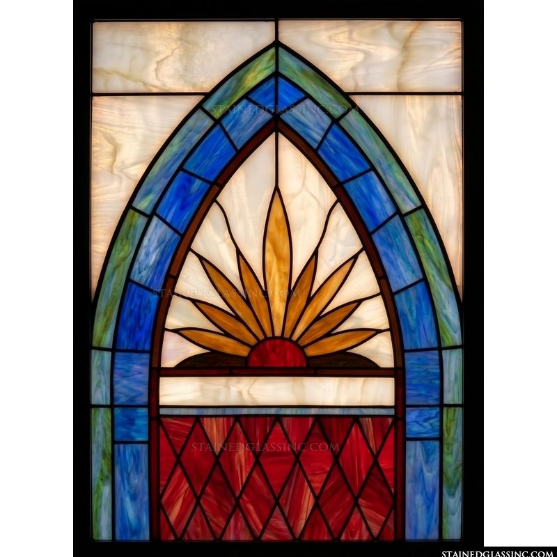 Gothic Arch Sunburst