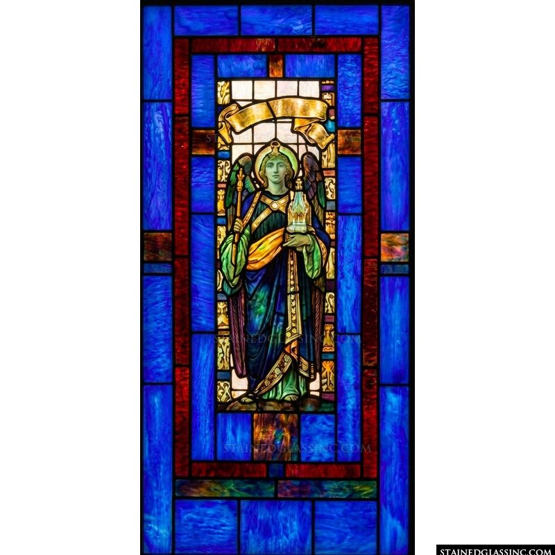 Celestial Guardian with Golden Chalice