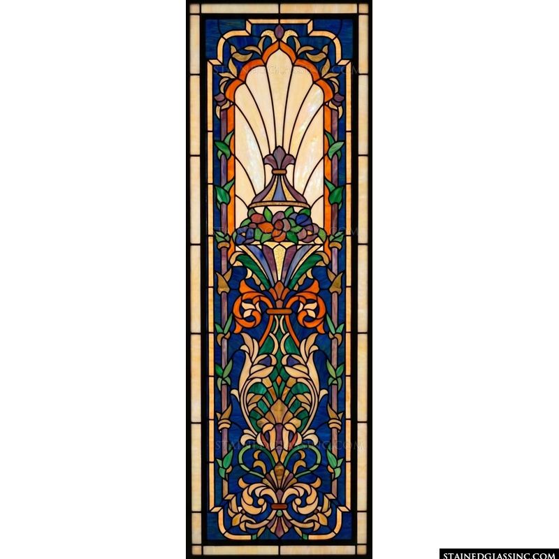 Gilded Urn with Floral Accents