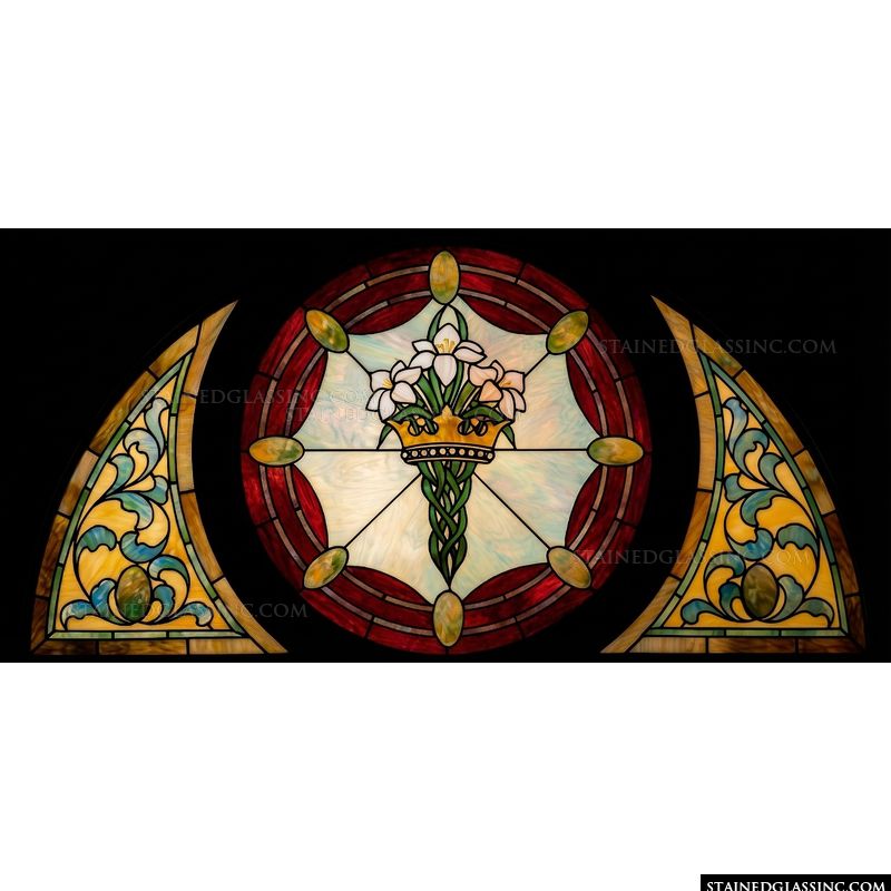 Crown and Easter Lilies