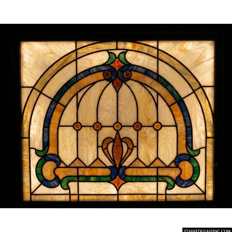 Art Deco Geometric Arched Motif